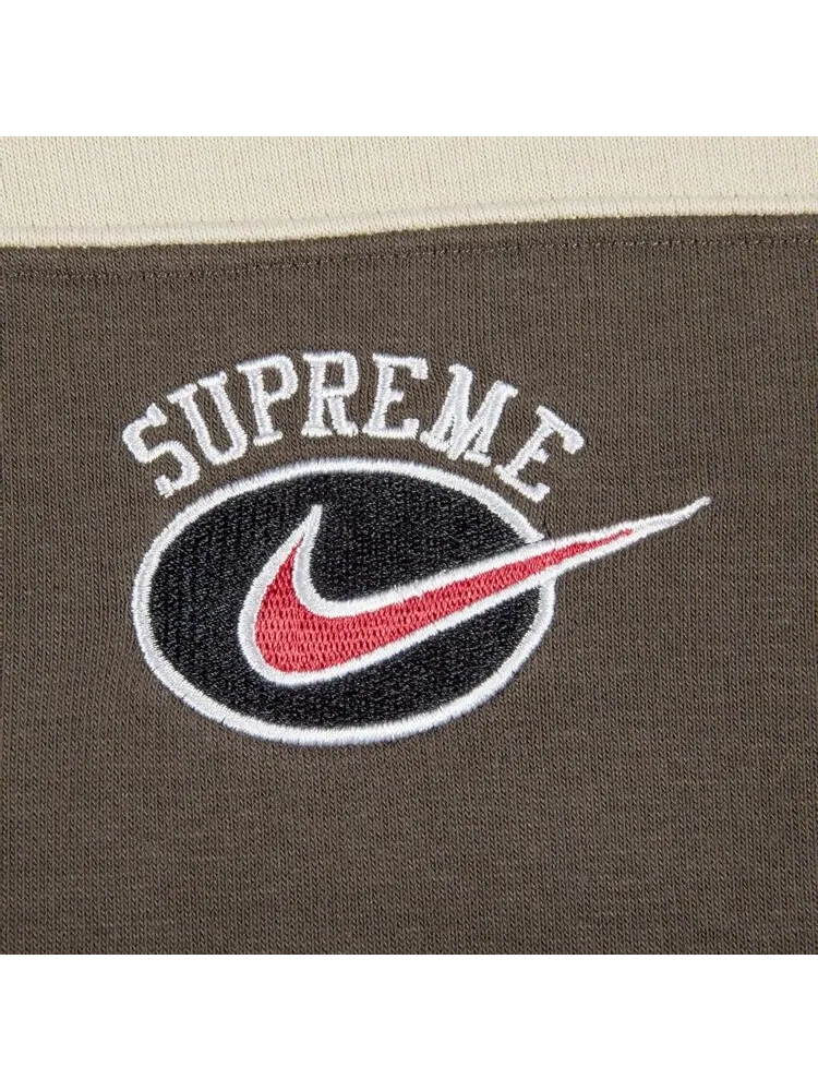 Толстовка Supreme x Nike Stripe Hooded Sweatshirt 'Tan' — изображение 2 из 2, загар