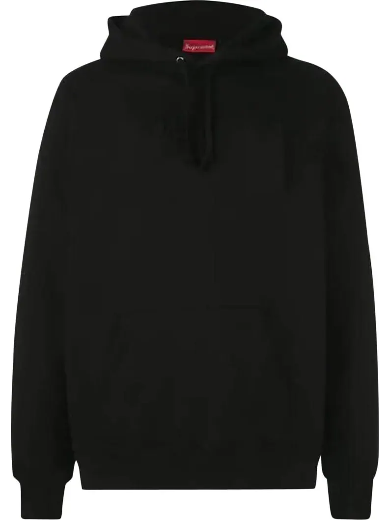 Толстовка Supreme Set In Hooded Sweatshirt 'Black' — изображение 1 из 1, черный