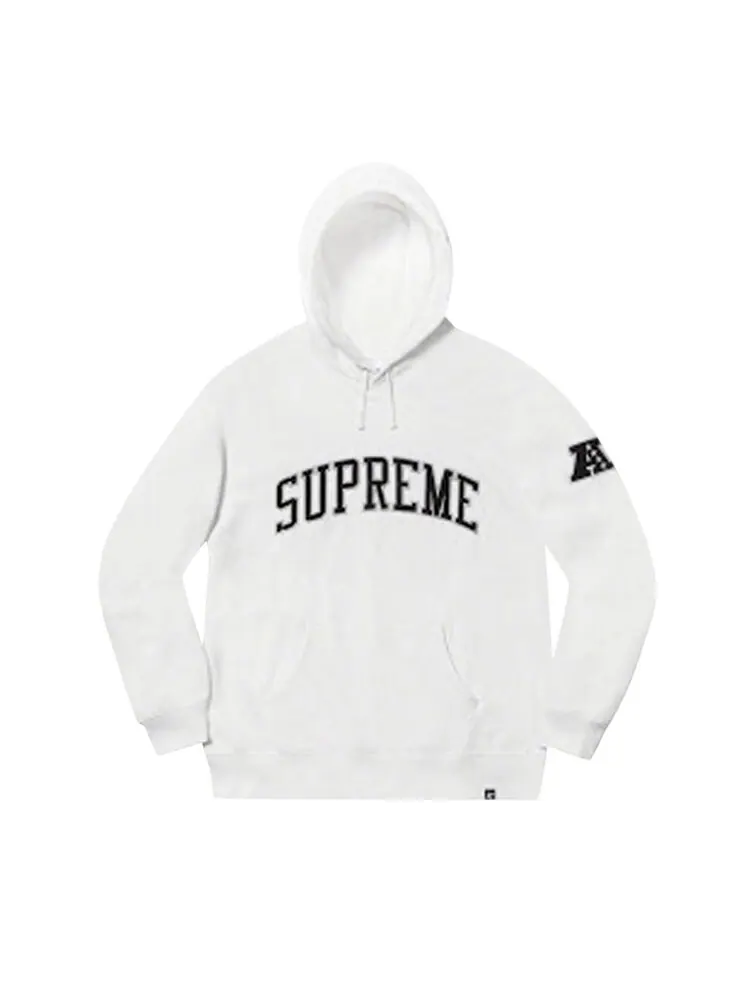 Толстовка Supreme x NFL Raiders '47 Hooded Sweatshirt 'White' — изображение 1 из 2, белый