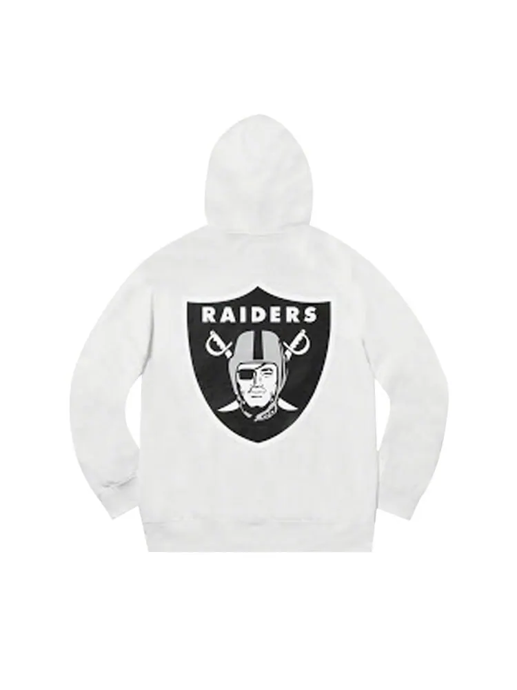 Толстовка Supreme x NFL Raiders '47 Hooded Sweatshirt 'White' — изображение 2 из 2, белый