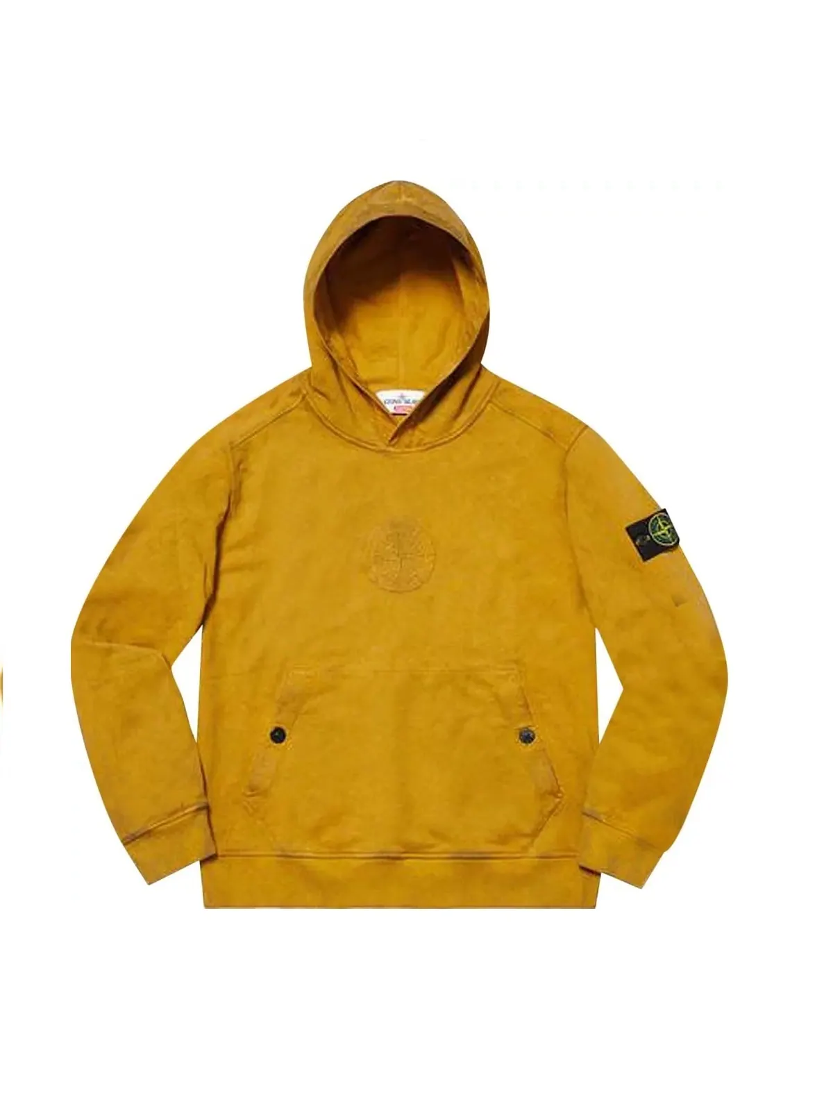 Худи Supreme x Stone Island — изображение 1 из 1, зеленый