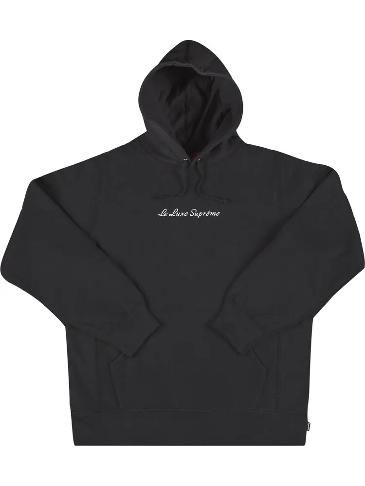 Толстовка Supreme Le Luxe Hooded Sweatshirt 'Black' — изображение 1 из 2, черный