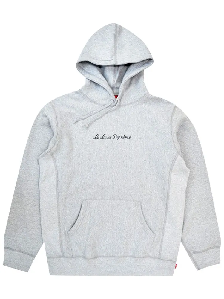 Толстовка Supreme Le Luxe Hooded Sweatshirt 'Grey' — изображение 1 из 1, серый