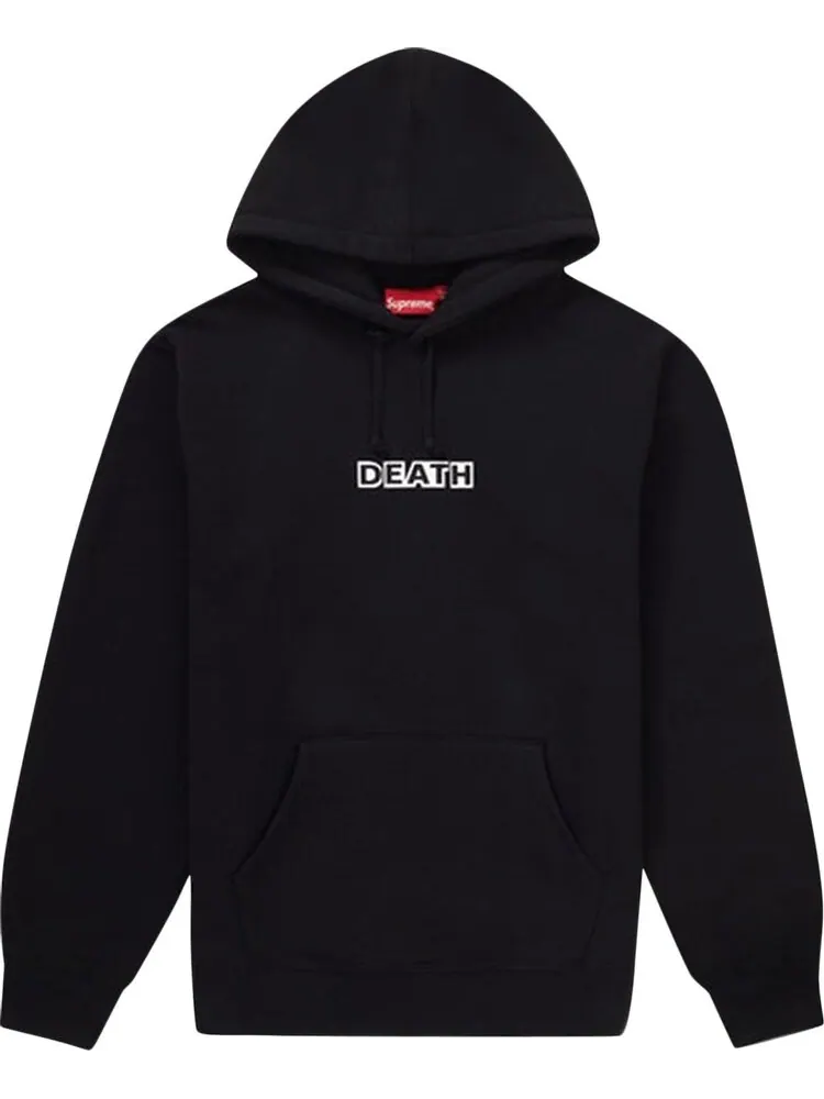Толстовка Supreme x Gilbert & George Death Hooded Sweatshirt 'Black' — изображение 1 из 1, черный