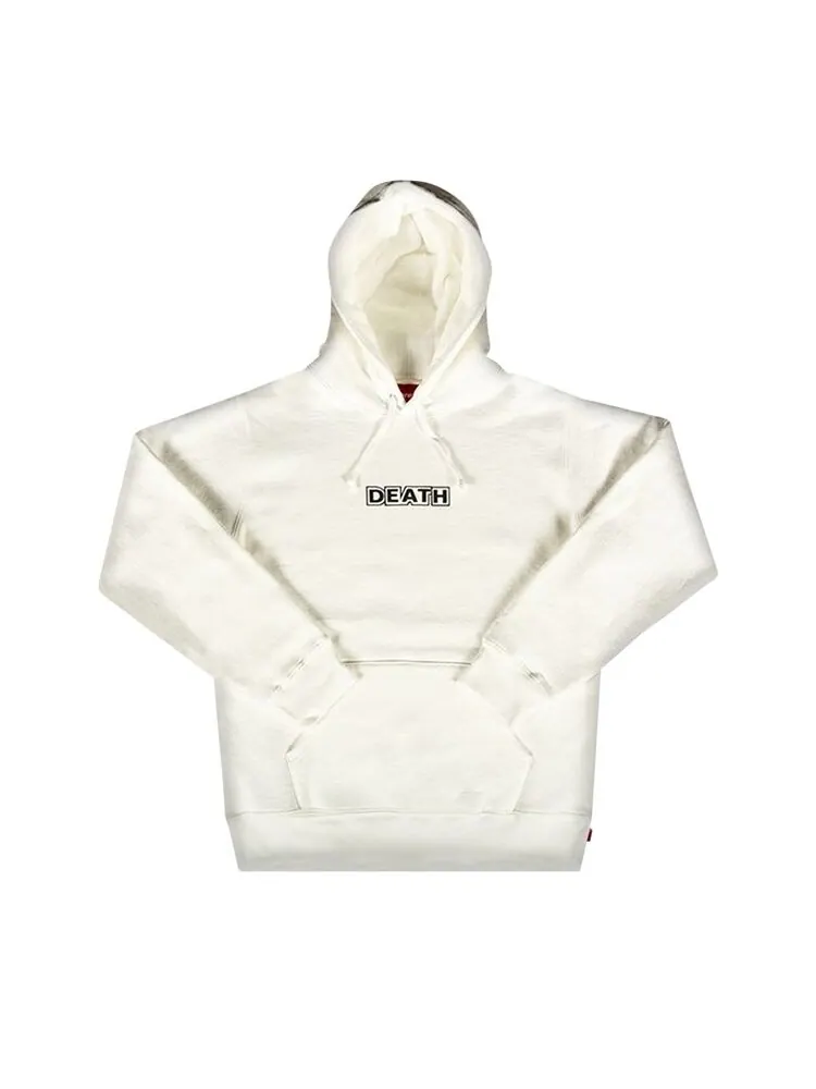 Толстовка Supreme x Gilbert & George Death Hooded Sweatshirt 'White' — изображение 1 из 1, белый