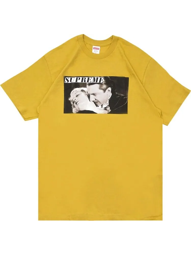 Футболка Supreme Bela Lugosi Tee 'Acid Yellow' — изображение 1 из 1, желтый
