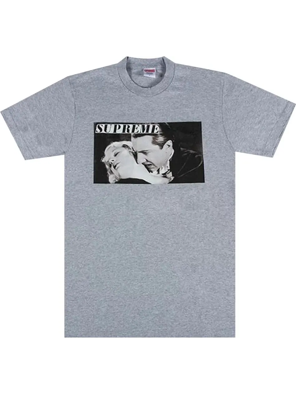 Футболка Supreme Bela Lugosi Heather Grey — изображение 1 из 1, серый