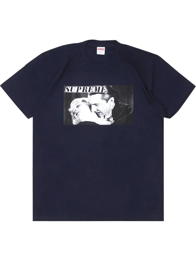 Футболка Supreme Bela Lugosi Tee 'Navy' — изображение 1 из 1, синий