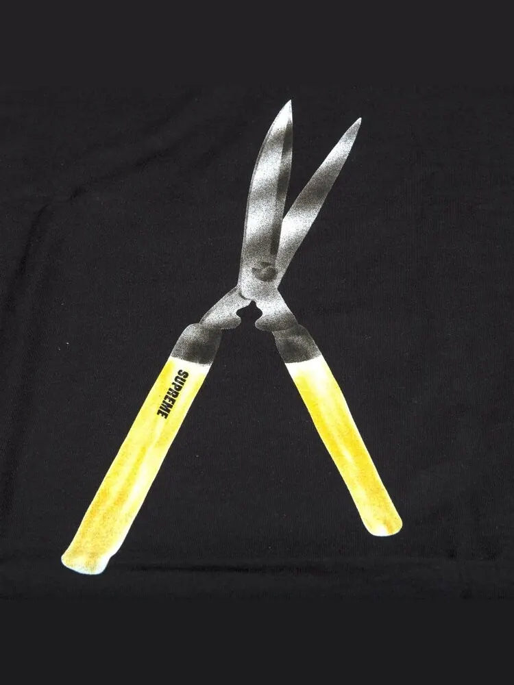 Футболка Supreme Shears T-Shirt 'Black' — изображение 2 из 2, черный