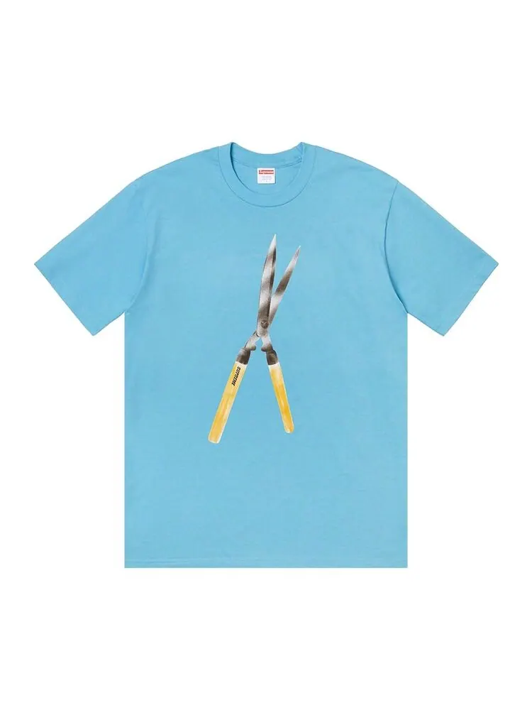 Футболка Supreme Shears Tee Light Slate — изображение 1 из 1, слат