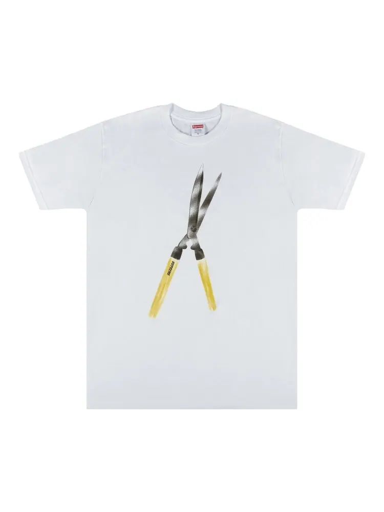 Футболка Supreme Shears T-Shirt 'White' — изображение 1 из 2, белый