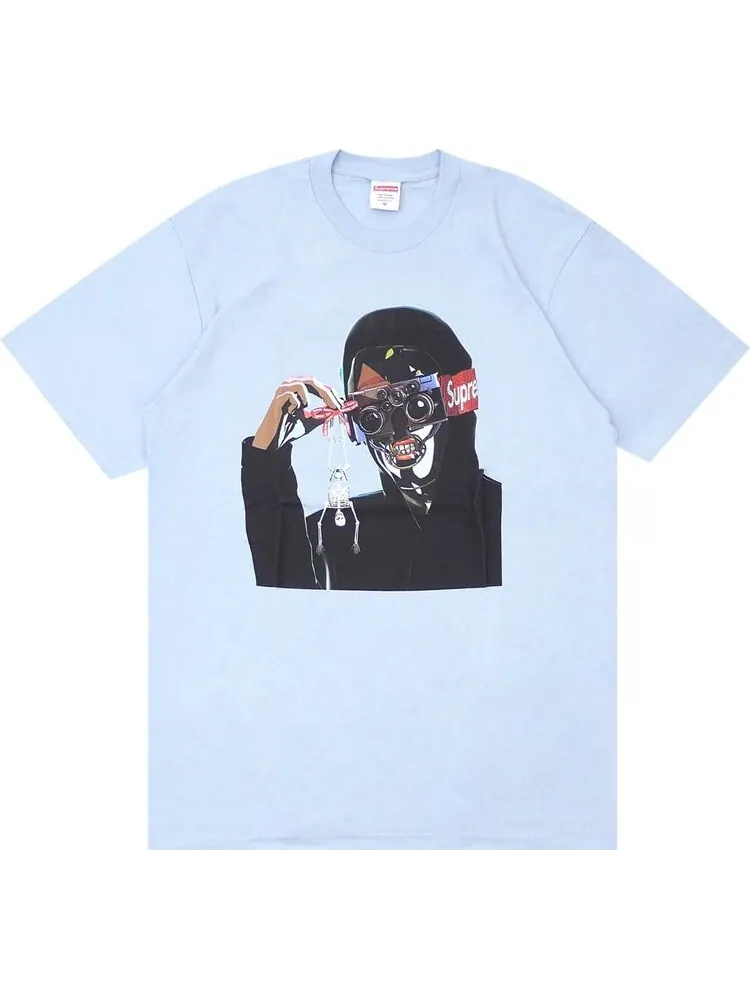 Футболка Supreme Creeper Tee 'Light Blue' — изображение 1 из 1, синий