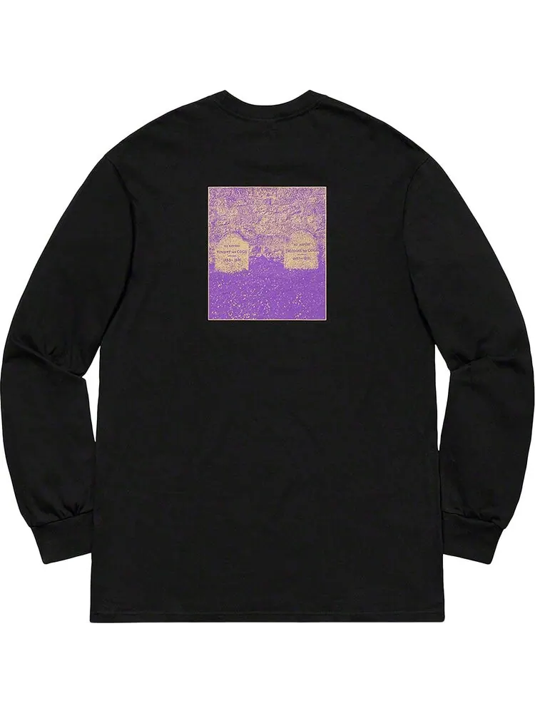 Лонгслив Supreme The Real Shit Long-Sleeve Tee 'Black' — изображение 2 из 2, черный