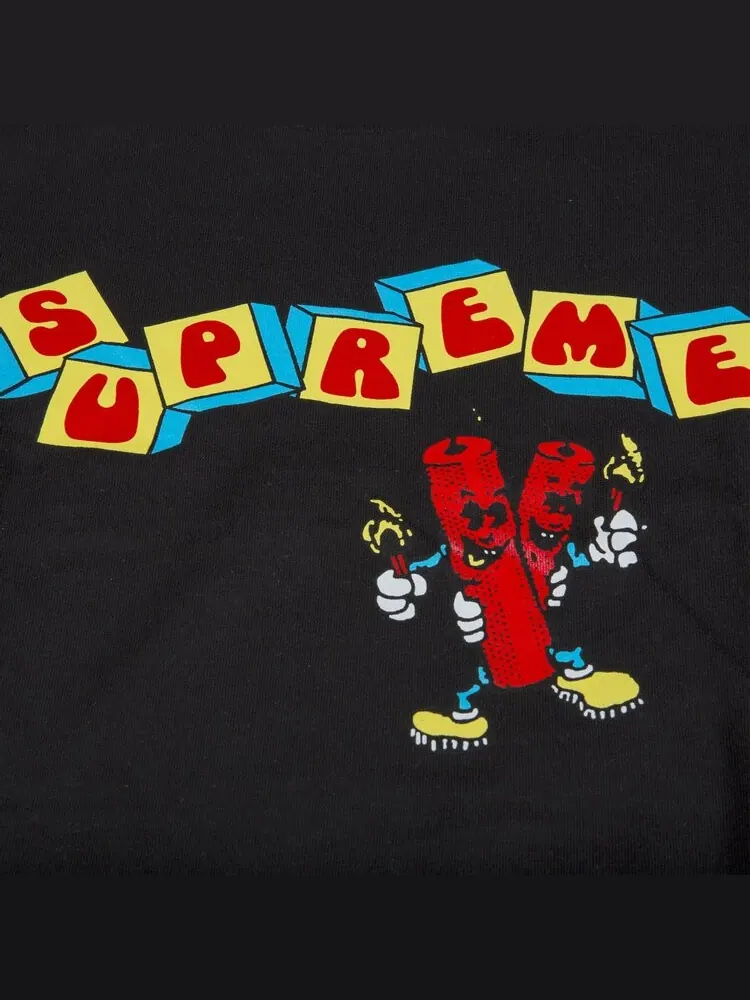Футболка Supreme Dynamite T-Shirt 'Black' — изображение 2 из 2, черный