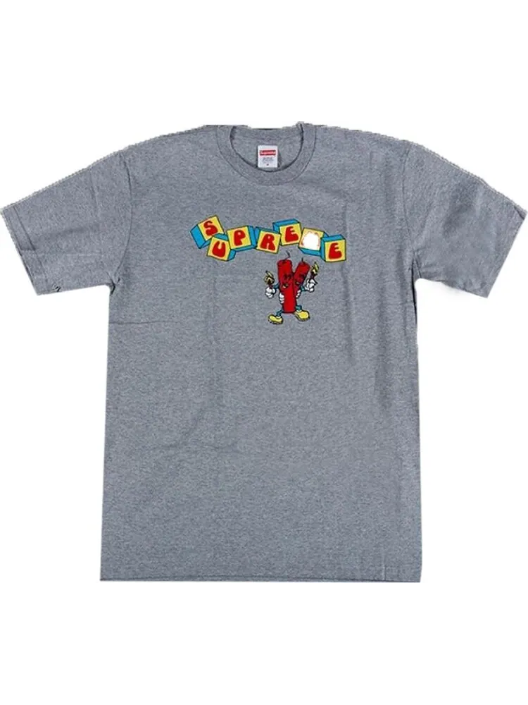 Футболка Supreme Dynamite Tee 'Heather Grey' — изображение 1 из 1, серый