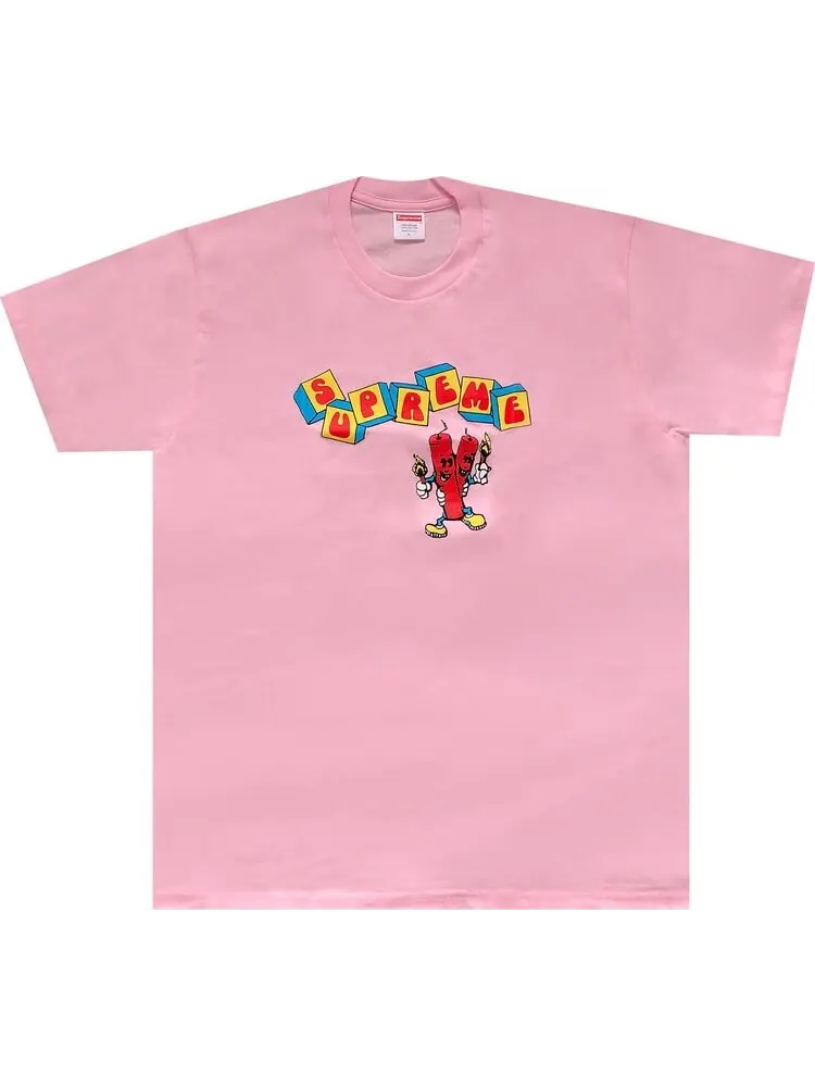 Футболка Supreme Dynamite Tee 'Light Pink' — изображение 1 из 1, розовый