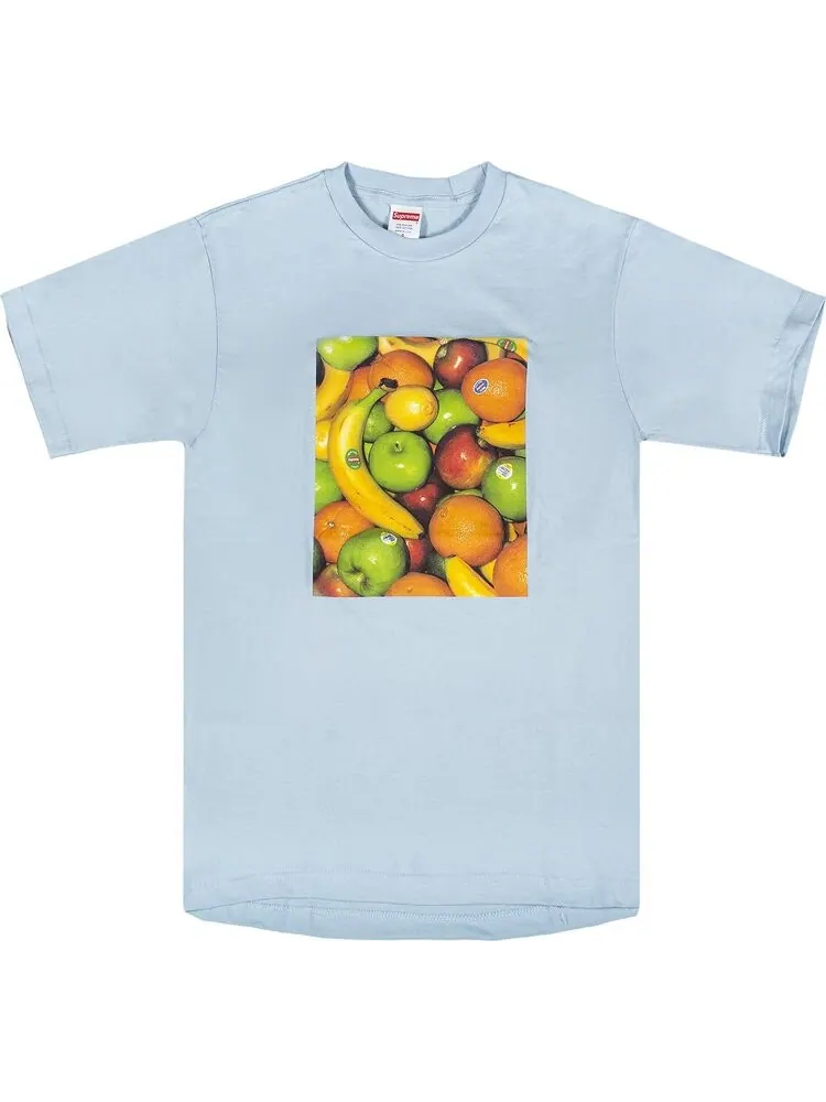 Футболка Supreme Fruit T-Shirt 'Light Blue' — изображение 1 из 2, синий
