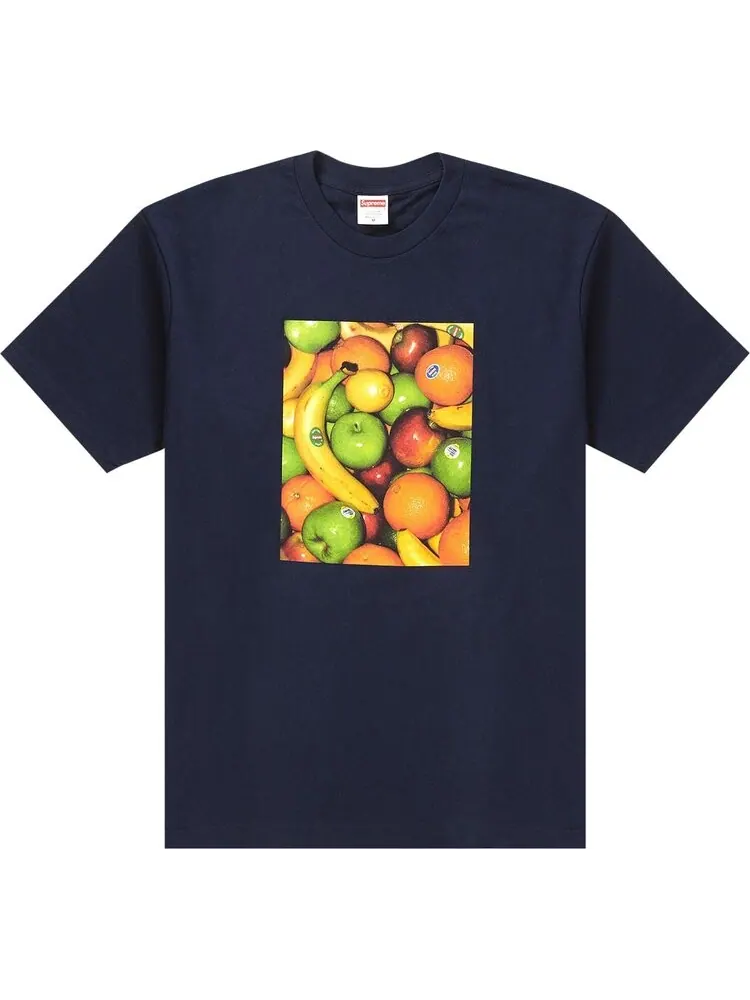 Футболка Supreme Fruit Tee 'Navy' — изображение 1 из 1, синий