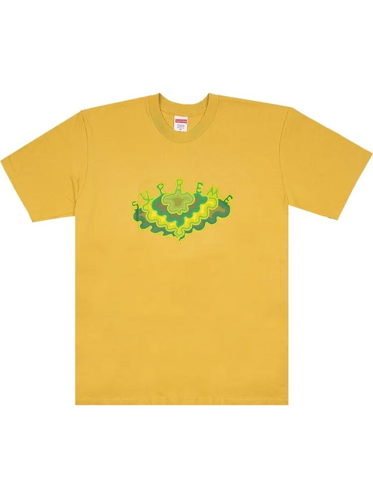 Футболка Supreme Cloud Tee 'Acid Yellow' — изображение 1 из 1, желтый