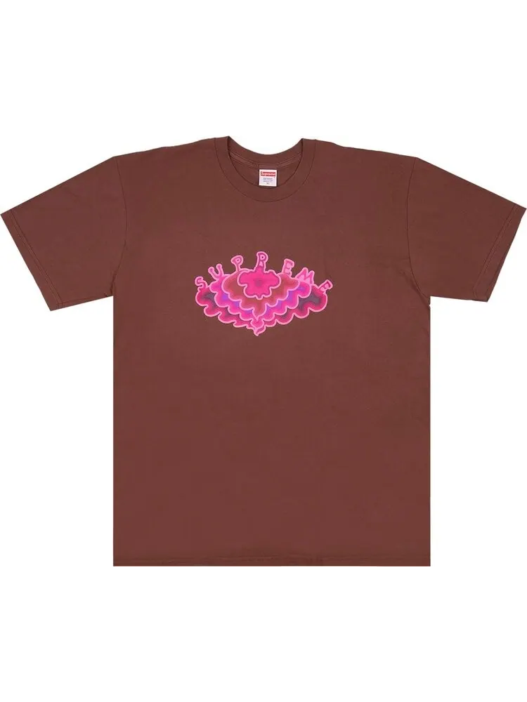 Футболка Supreme Cloud Tee 'Brown' — изображение 1 из 1, коричневый