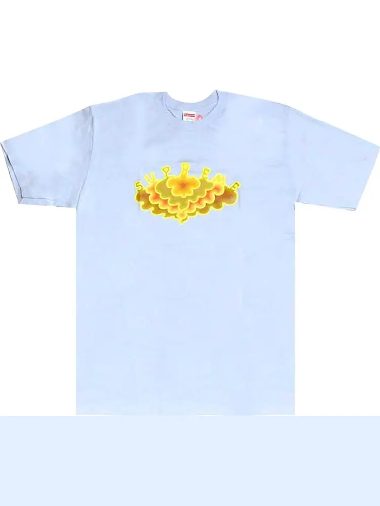 Футболка Supreme Cloud Tee 'Light Blue' — изображение 1 из 1, синий