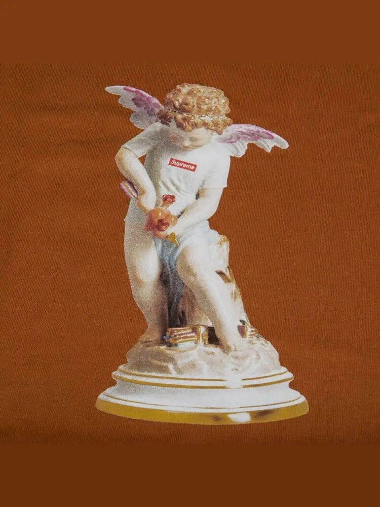 Футболка Supreme Cupid T-Shirt 'Rust' — изображение 2 из 2, оранжевый
