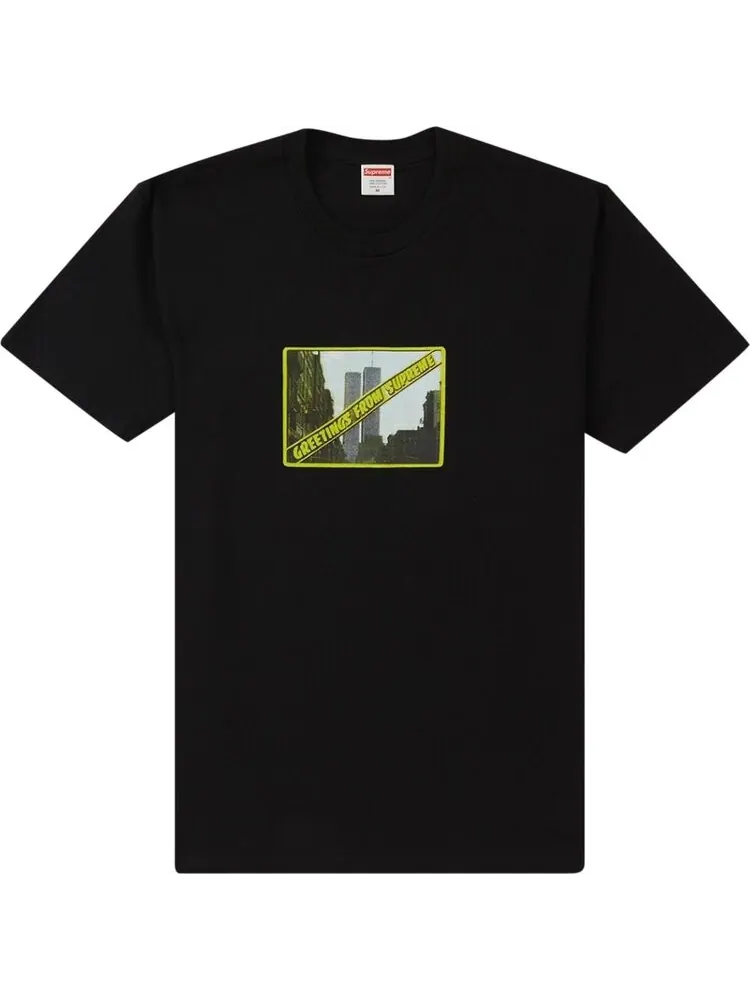 Футболка Supreme Greetings From Ny Tee 'Black' — изображение 1 из 1, черный