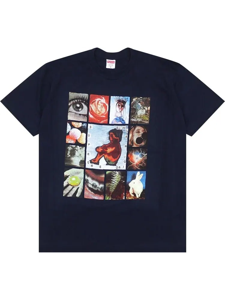 Футболка Supreme Original Sin Tee 'Navy' — изображение 1 из 1, синий