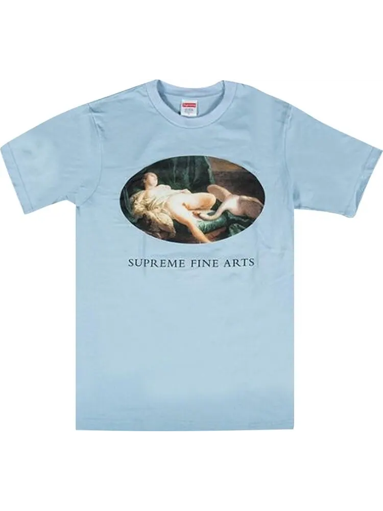 Футболка Supreme Leda And The Swan Tee 'Light Blue' — изображение 1 из 1, синий