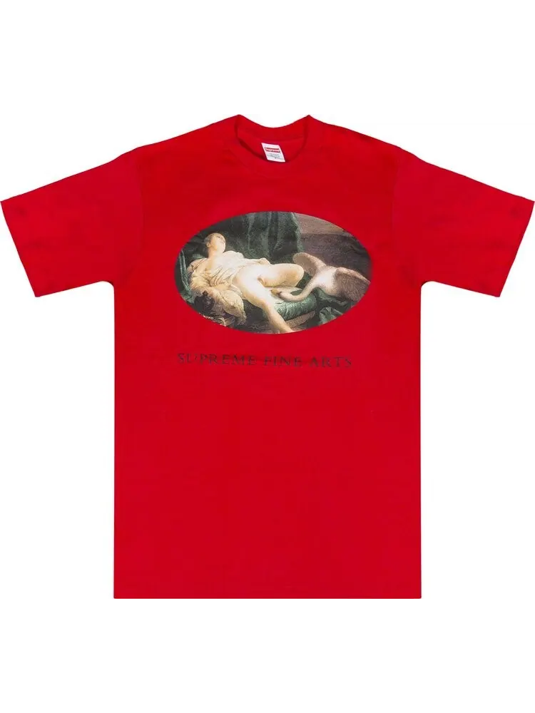 Футболка Supreme Leda And The Swan T-Shirt 'Red' — изображение 1 из 2, красный