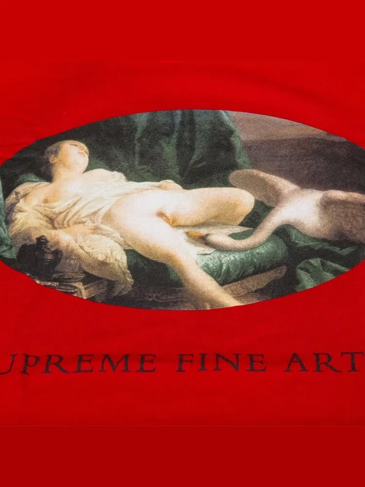 Футболка Supreme Leda And The Swan T-Shirt 'Red' — изображение 2 из 2, красный