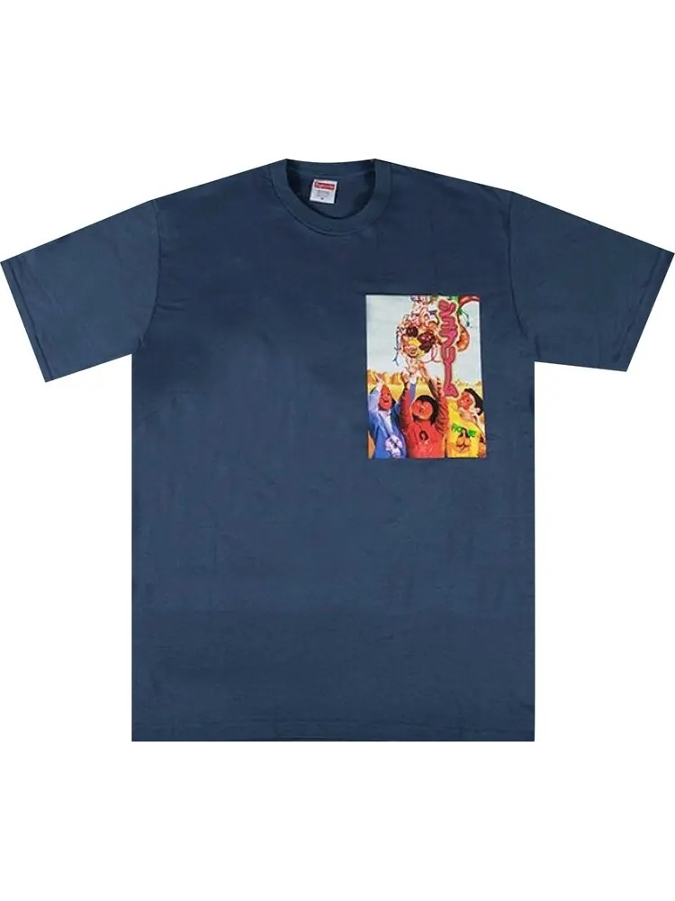 Футболка Supreme Sekintani La Norihiro Tee 'Dark Slate' — изображение 1 из 1, синий