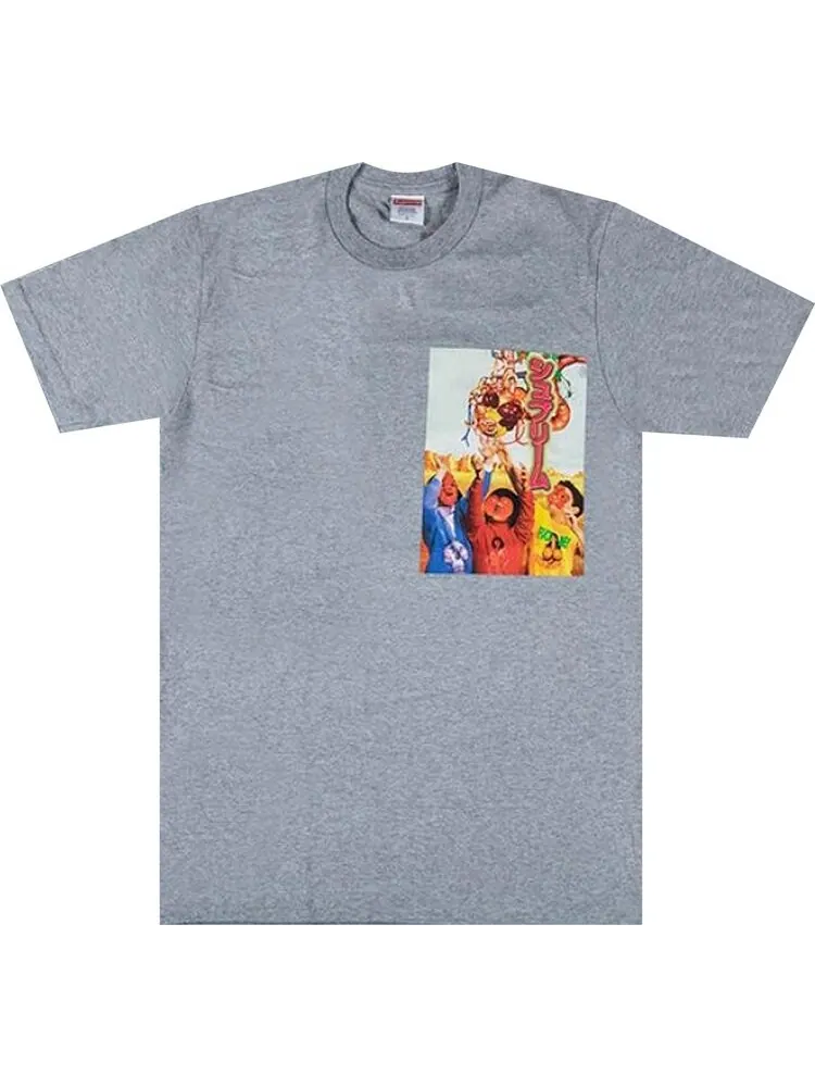 Футболка Supreme Sekintani La Norihiro Tee 'Heather Grey' — изображение 1 из 1, серый