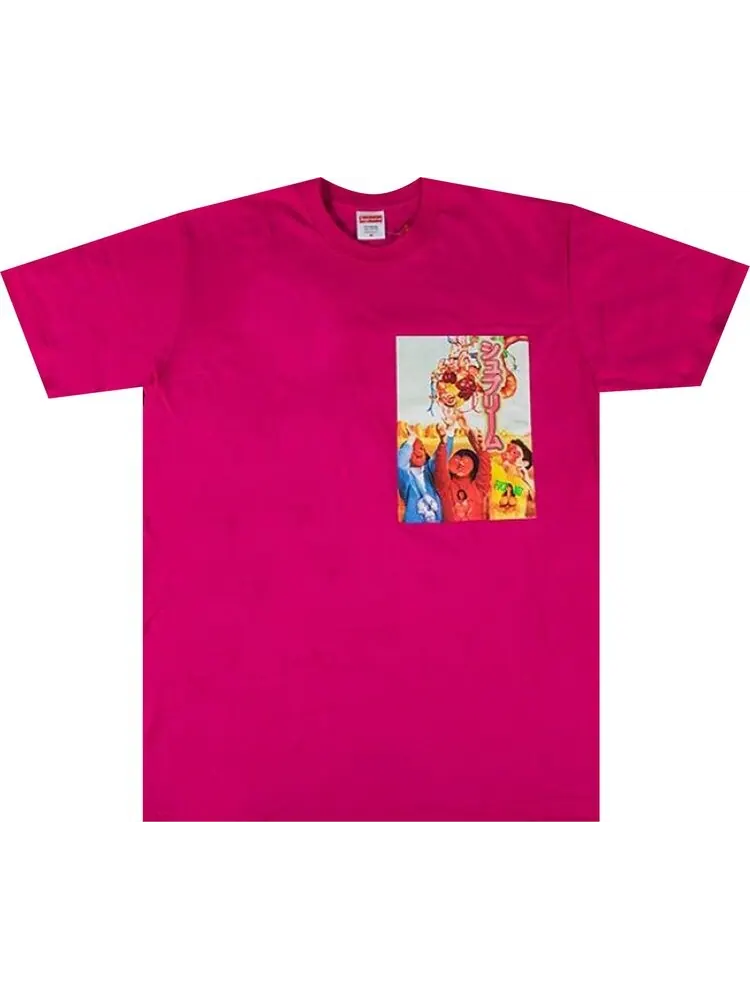 Футболка Supreme Sekintani La Norihiro Tee 'Hot Pink' — изображение 1 из 1, розовый