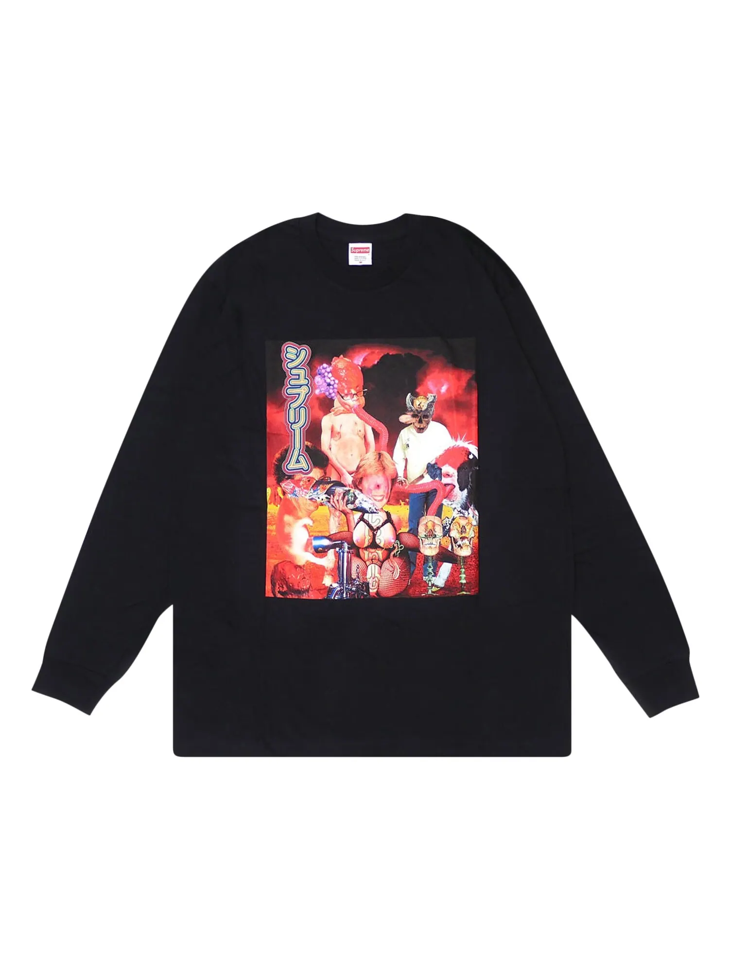 Футболка с длинными рукавами Supreme Sekintani La Norihiro — изображение 1 из 1, черный