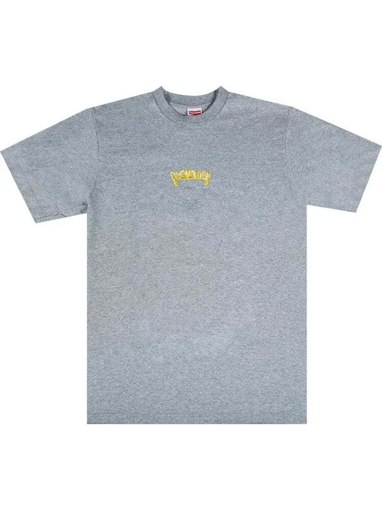Футболка Supreme Fronts Tee 'Heather Grey' — изображение 1 из 1, серый