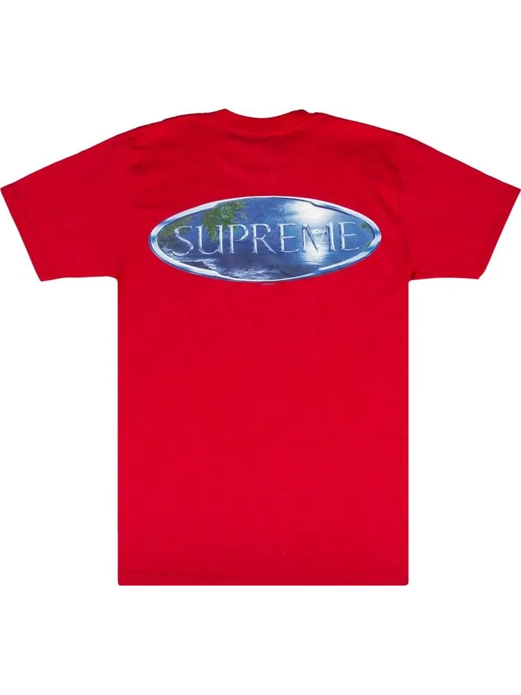 Футболка Supreme Fronts Tee 'Red' — изображение 2 из 3, красный