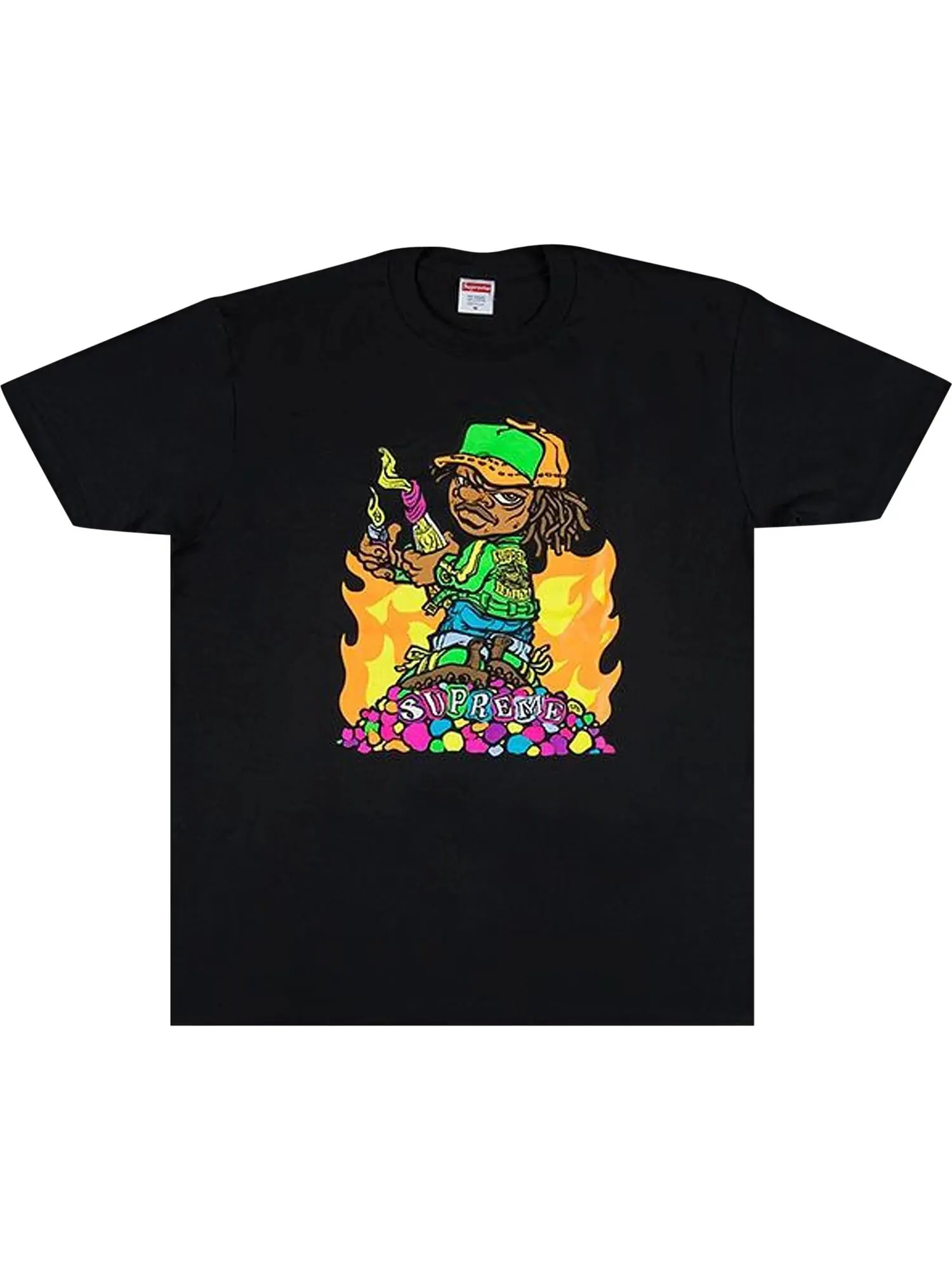 Футболка Supreme Molotov Kid — изображение 1 из 1, черный