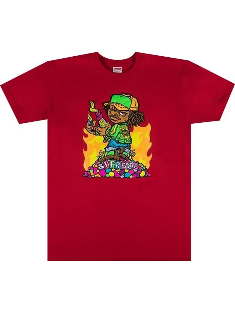 Футболка Supreme Molotov Kid Tee 'Red' — изображение 1 из 2, красный