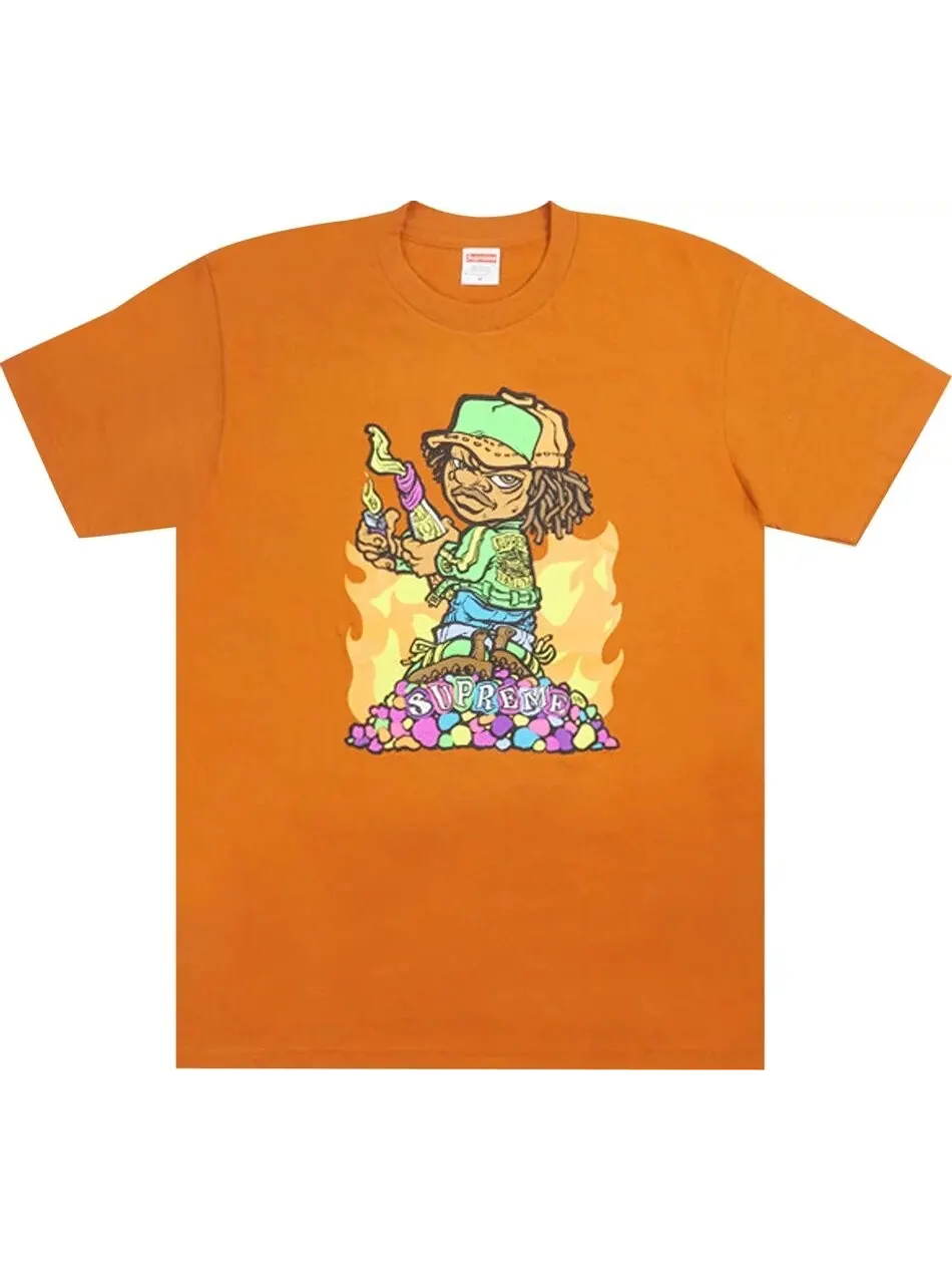 Футболка Supreme Molotov Kid — изображение 1 из 1, оранжевый