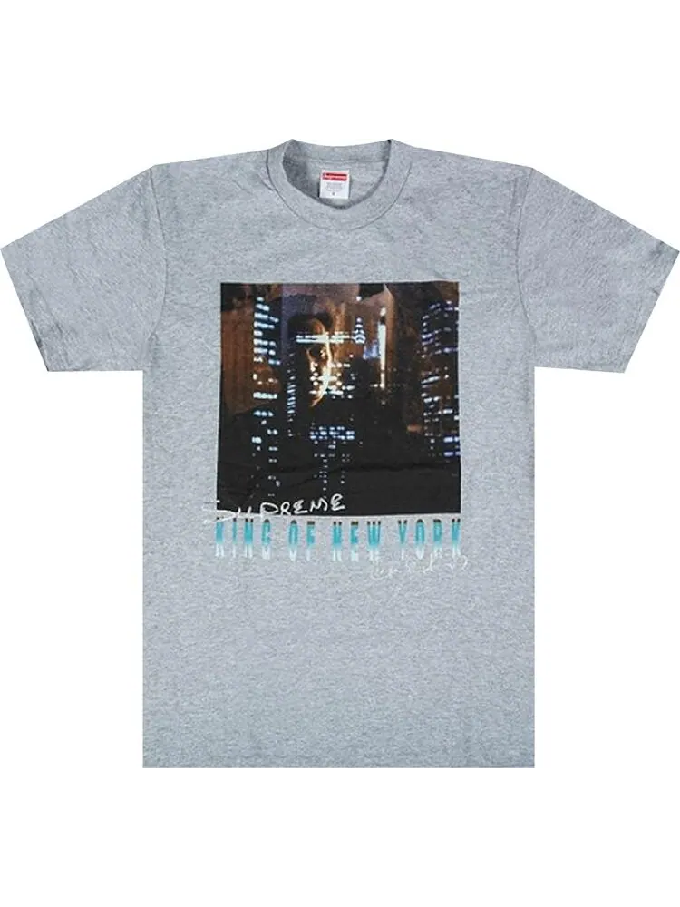 Футболка Supreme King of New York Tee 'Heather Grey' — изображение 1 из 1, серый