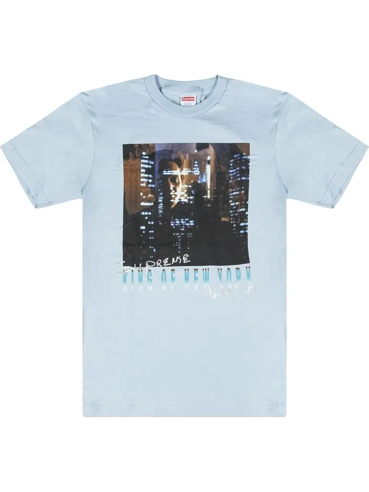 Футболка Supreme King Of New York T-Shirt 'Light Blue' — изображение 1 из 2, синий