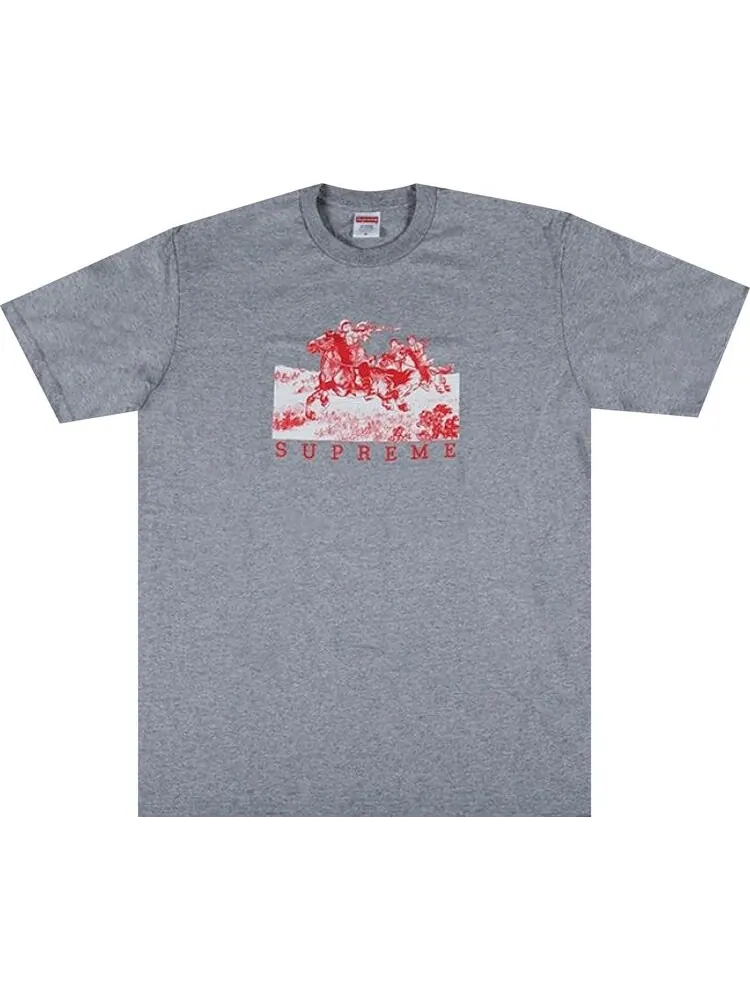 Футболка Supreme Riders Tee 'Heather Grey' — изображение 1 из 1, серый