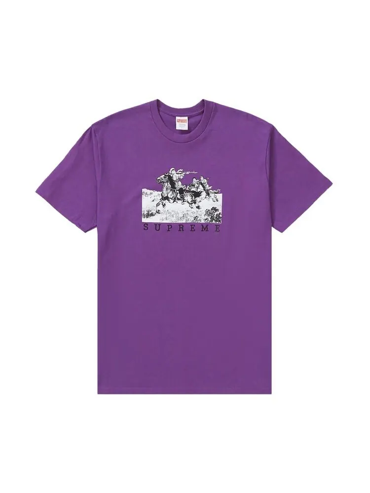 Футболка Supreme Riders Tee Purple — изображение 1 из 1, фиолетовый