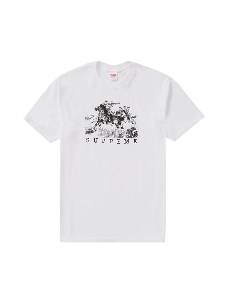 Футболка Supreme Riders Tee 'White' — изображение 1 из 1, белый