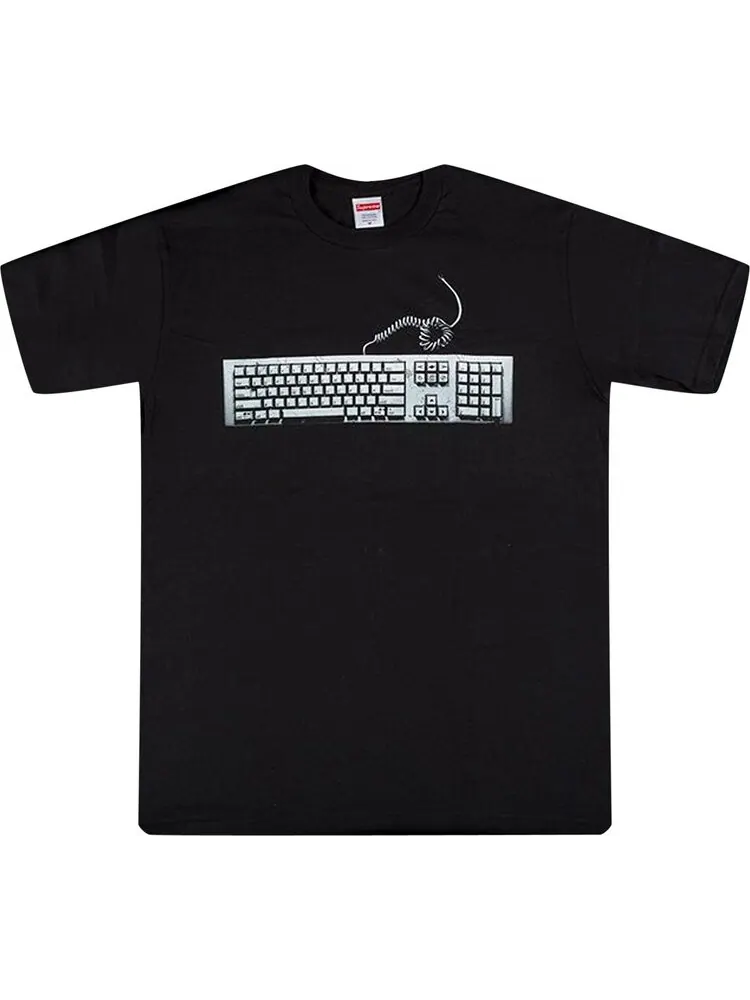 Футболка Supreme Keyboard Tee 'Black' — изображение 1 из 1, черный