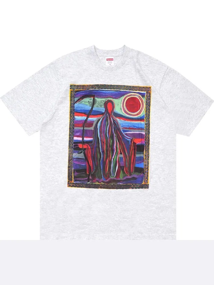 Футболка Supreme Reaper Tee 'Ash Grey' — изображение 1 из 1, серый