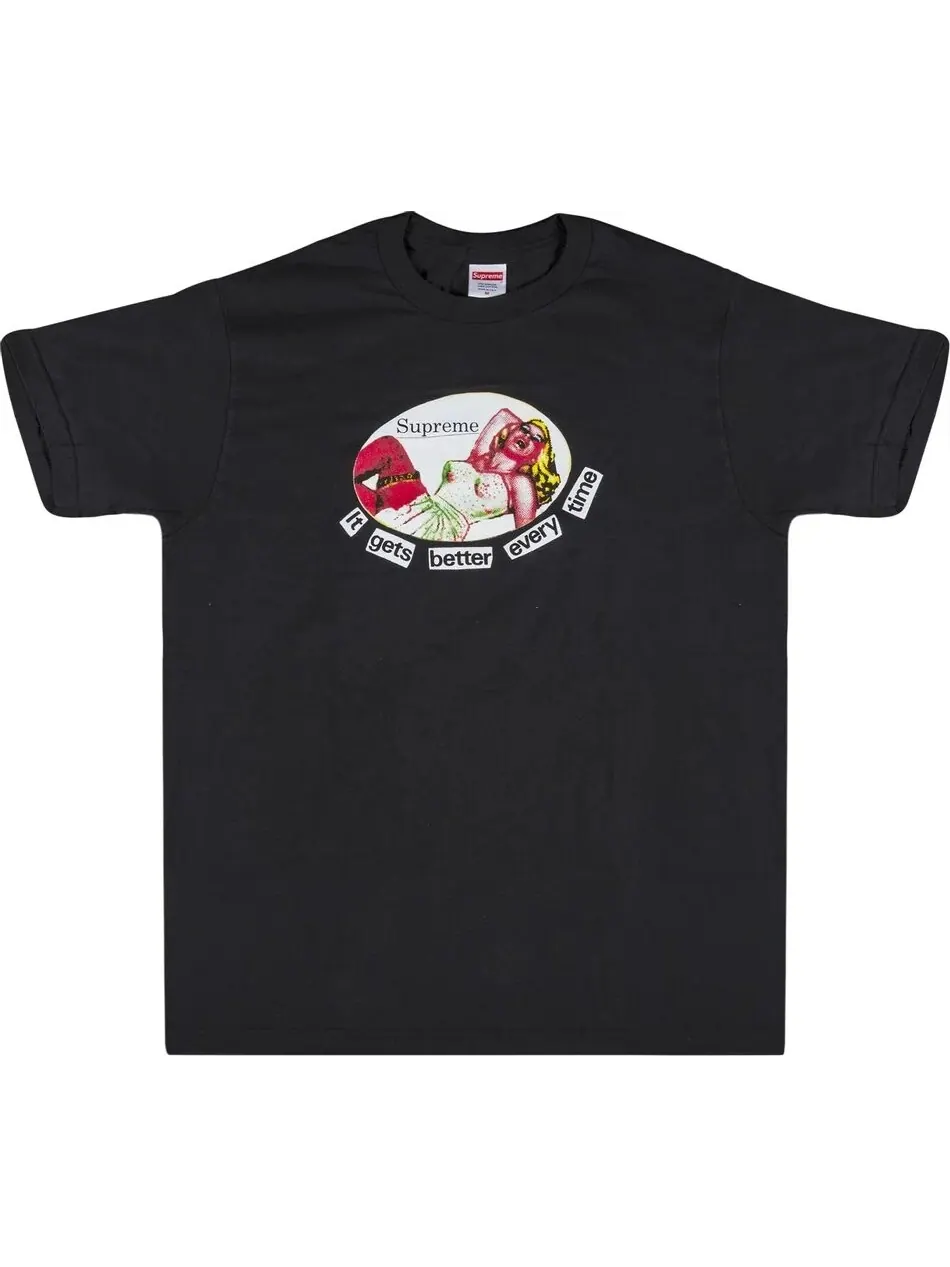 Футболка Supreme It Gets Better Every Time — изображение 1 из 2, черный