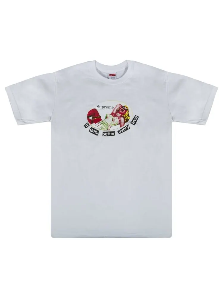 Футболка Supreme It Gets Better Every Time T-Shirt 'White' — изображение 1 из 2, белый