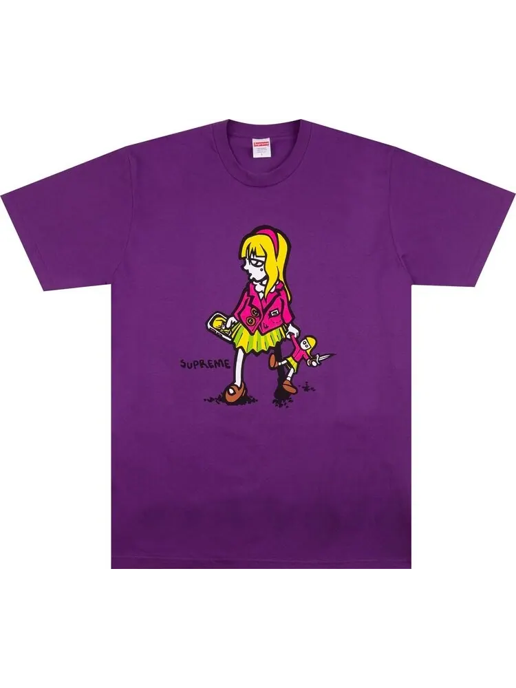 Футболка Supreme Suzie Switchblade Tee 'Purple' — изображение 1 из 1, фиолетовый